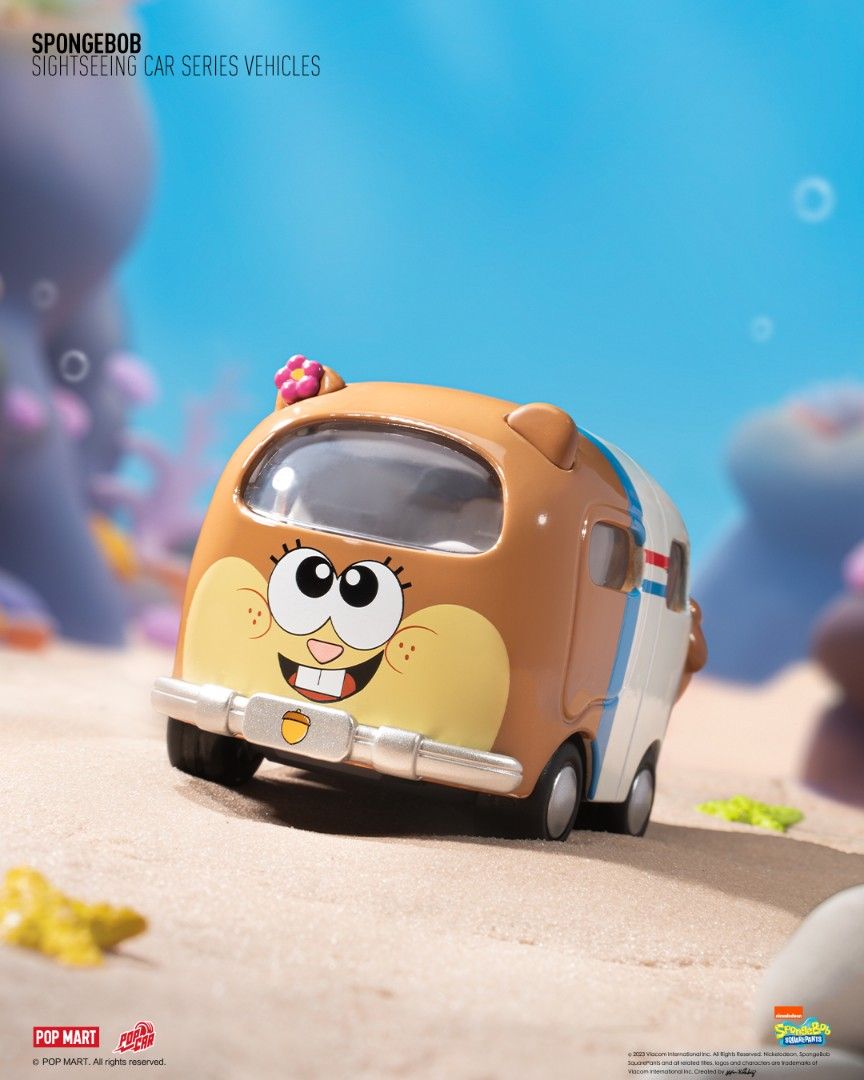 Spongebob Sightseeing Car Sandy, Hobbies & Toys, Toys & Games on