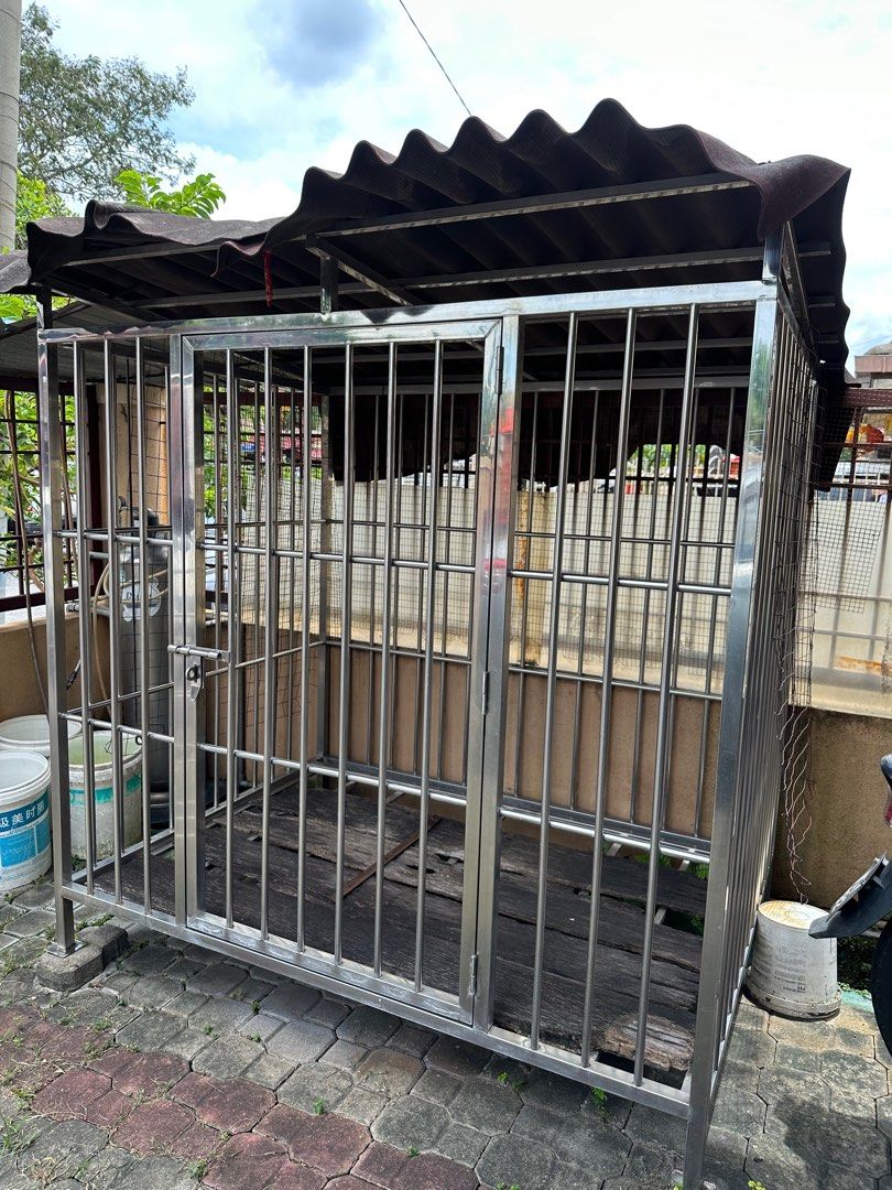 Stainless steel cage for Big Dog Pet Supplies Homes Other Pet
