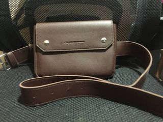 Straightforward Vegan Leather Belt Bag