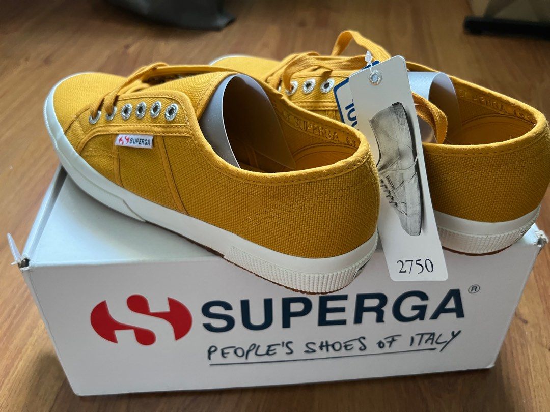 Superga store yellow senape