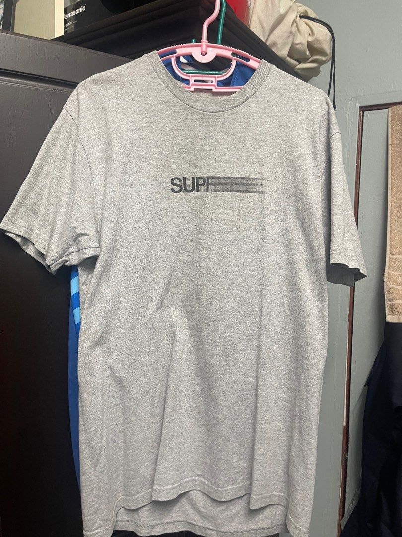 Supreme motion tee size L, Men's Fashion, Activewear on Carousell