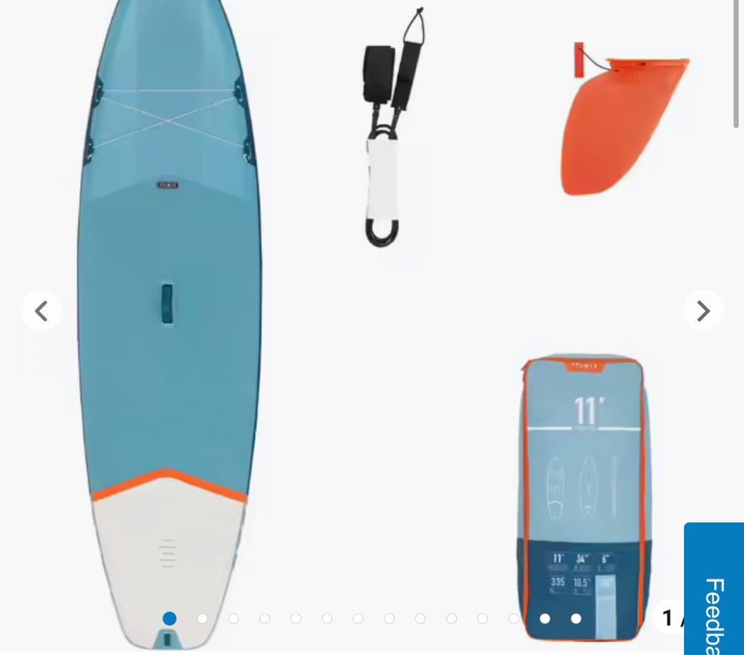 Surfboard and Paddle board with paddle and pump , Sports Equipment