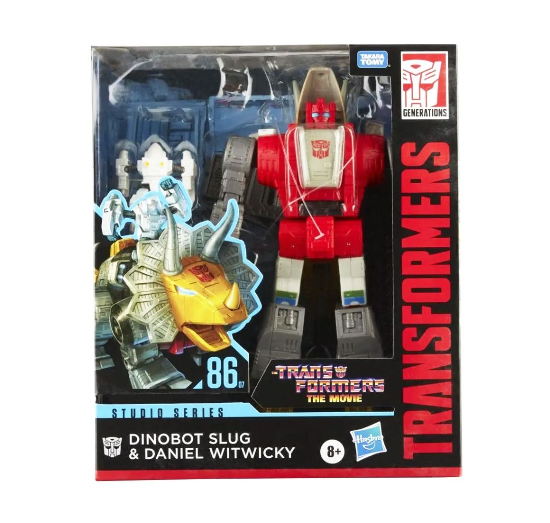 Takara Tomy Hasbro Transformers Toys Studio Series 86-07 Leader The  Transformers: The Movie Dinobot Slug Action Figure, 8 and Up, 8.5-inch Toy