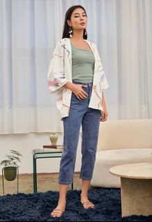 TCL Randa Denim Jeans, Cropped, Dark Wash (S)