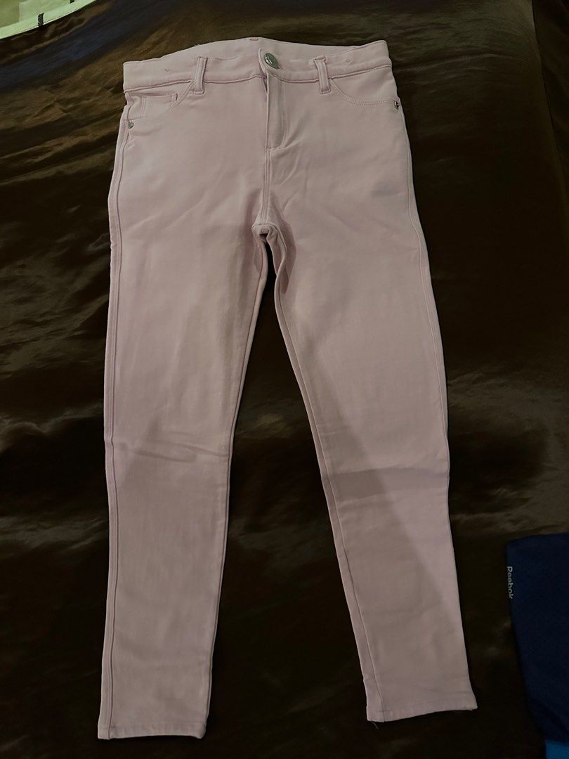 Dark Pink Stretch Dress Pants Size 8 Good pre loved - Depop