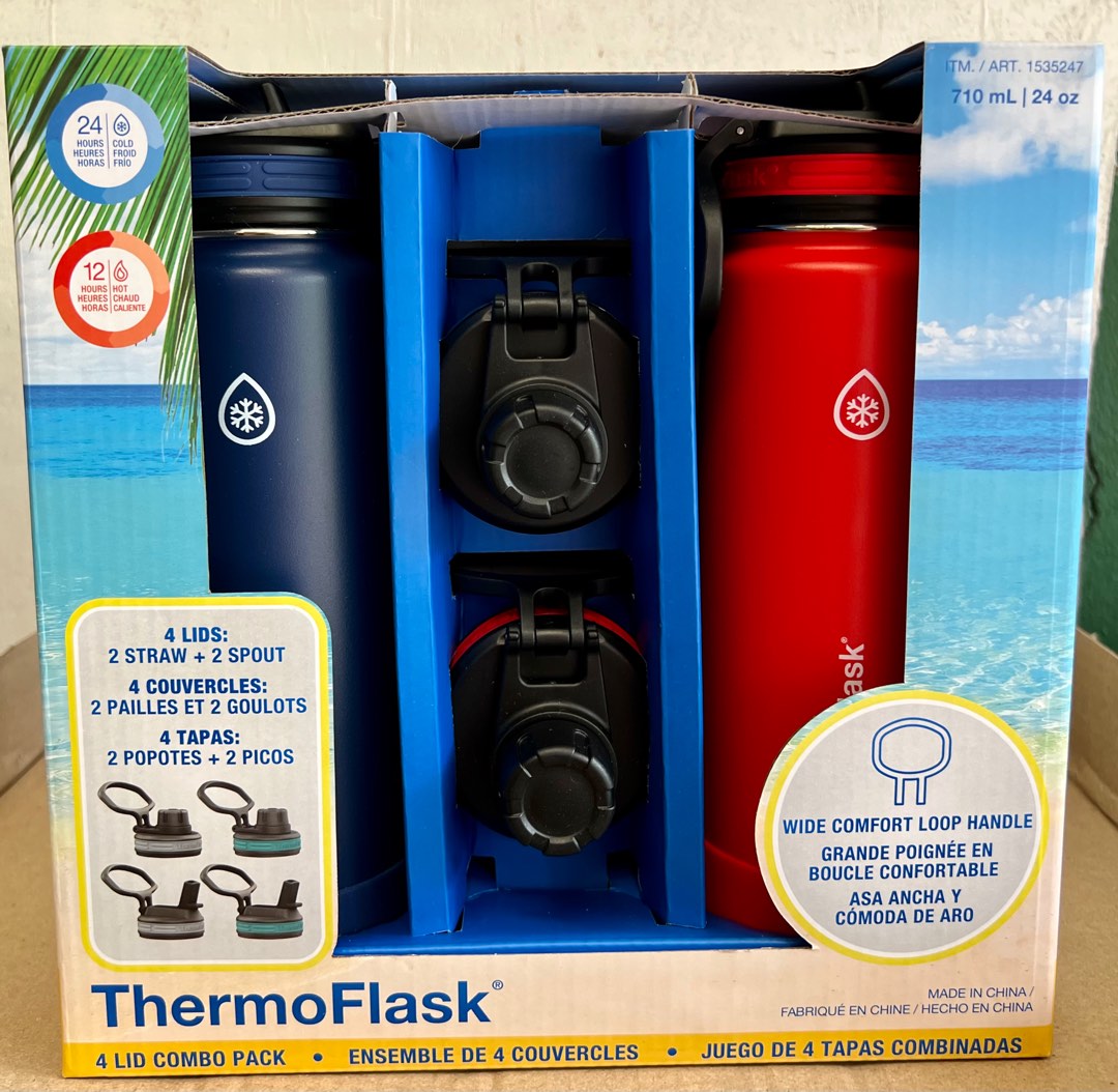 ThermoFlask 2 pc Combo Pack 710 ml/24 oz on Carousell