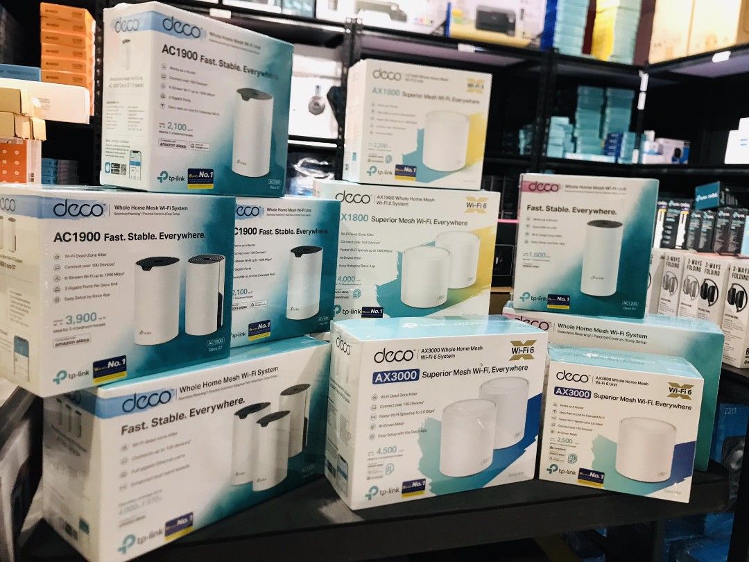 TP-Link Deco E4,S4,S7,X20,50 (Available Stocks) (Category: Networking) located in Makati City. Submitted by techubstoreandaccessories (Listing ID 1237524598, Image 2). Description: TP-Link Deco E4,S4,S7,X20 & X50 Price starts @ 2,196.00 Onhand ready to ship‼️‼️ ✅BRANDNEW ORIGINAL & SEALED ✅ACTUAL PICTURE POSTED ✅ACCEPT WALK IN/PICK UP CLIENT (Mon-Fri 8am-7pm)( Saturday10am-4pm) 📍Location: Evangelista St. Makati City ✅ACCEPT BULK ORDERS WITH DISC