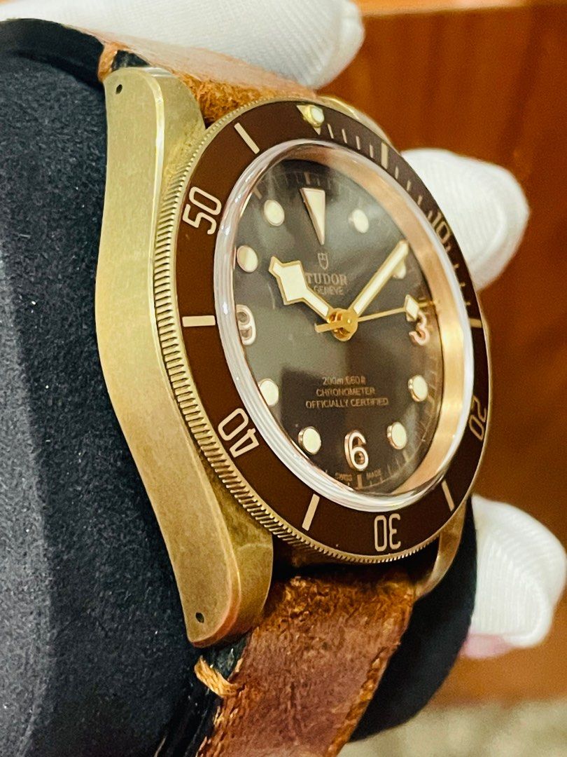 Tudor black store bay bronze replica