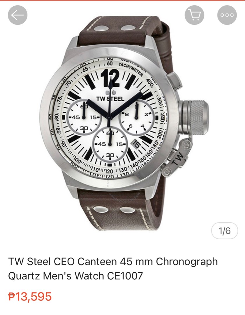 TW STEEL Watch CEO Canteen Chronograph CE1007