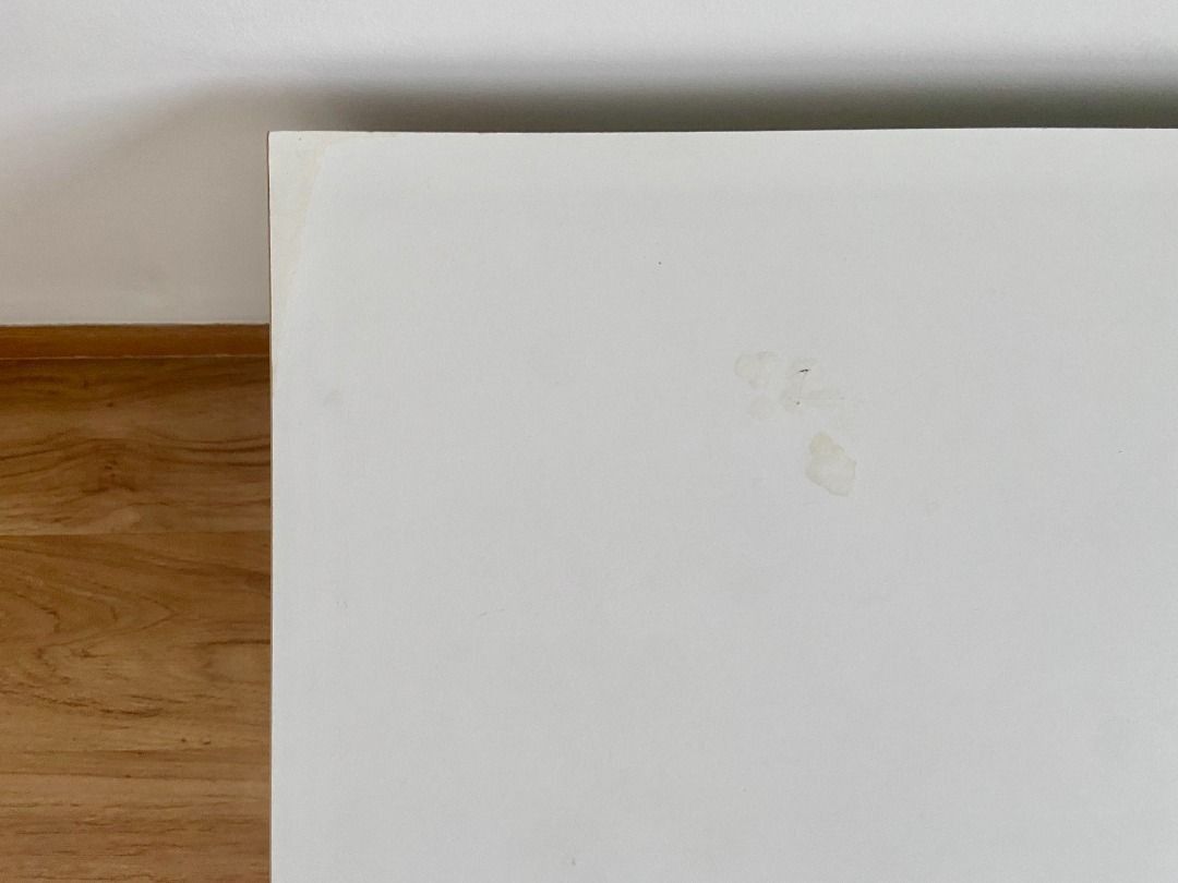 TWO White bedside table IKEA TRYSIL (Category: Tables & Sets) located in Kuala Lumpur. Submitted by georgialcb (Listing ID 1237463103, Image 3). Description: Slight wear and tear on the top and a few watermarks. Everything else looks great and works fully. For collection or for the buyer to arrange Lalamove..