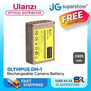 Ulanzi BLX1 Type 2400mAh Lithium-Ion Battery with USB Type C Charging Port, Fully Decoded, Replacement Battery for OLYMPUS OM-1 Compatible with Selected DSLR Cameras 3287 | JG Superstore