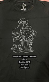 Vtg UNIQLO SESAME STREET Elmo Cartoon Tee Shirt  eBay