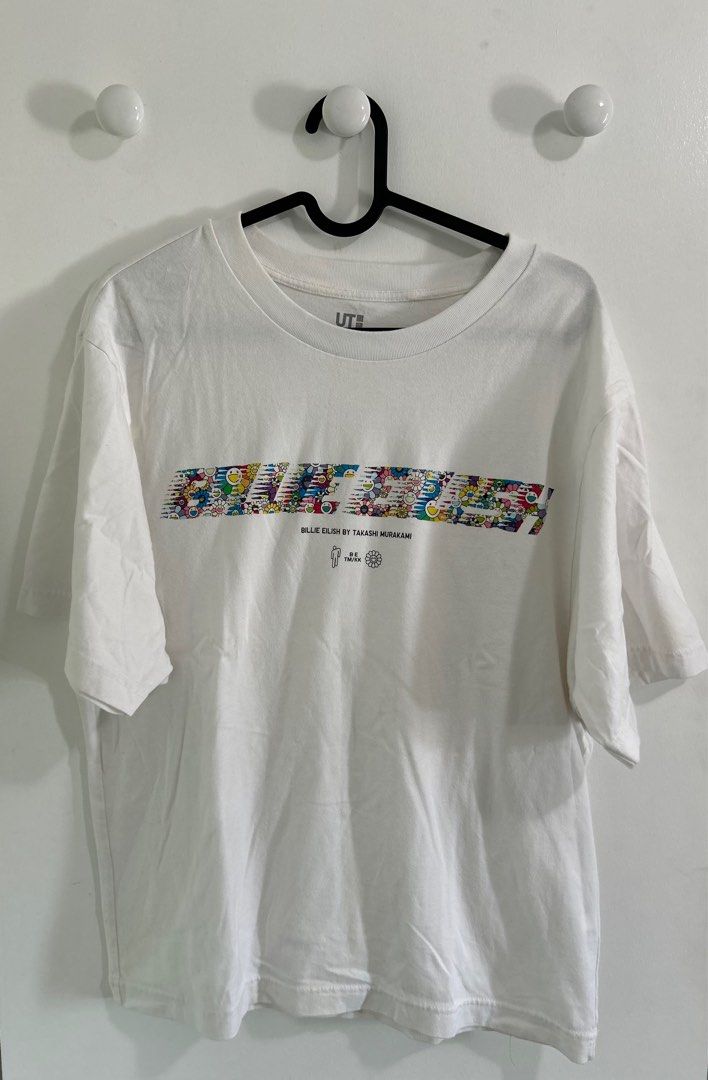 Uniqlo  Shirts  Uniqlo Billie Eilish By Takashi Murakami Ut Black Graphic  Tshirt Tee Xs  Poshmark