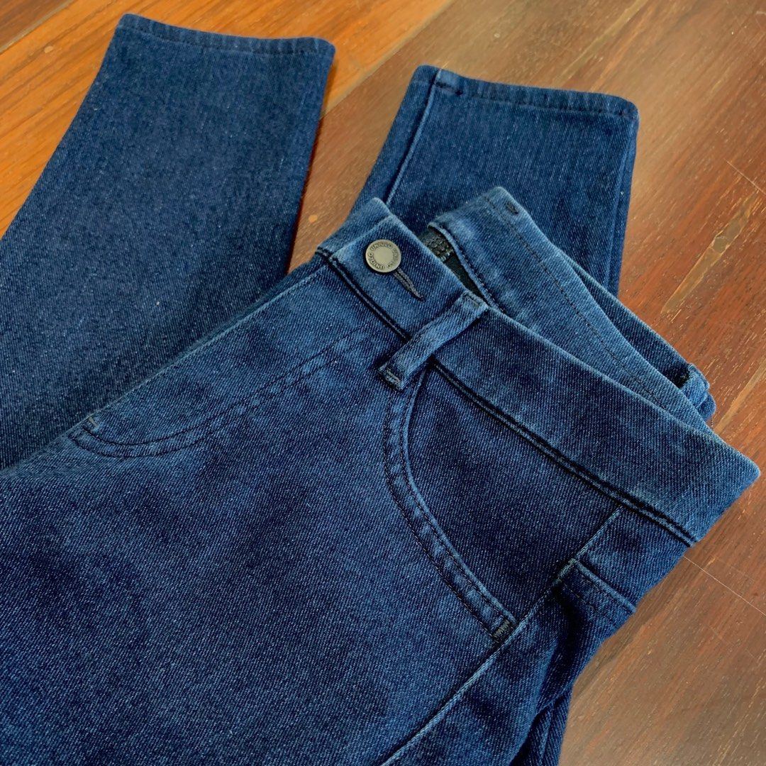 Uniqlo Ultra Stretch Skinny Fit Jeggings Indigo Denim Jeans