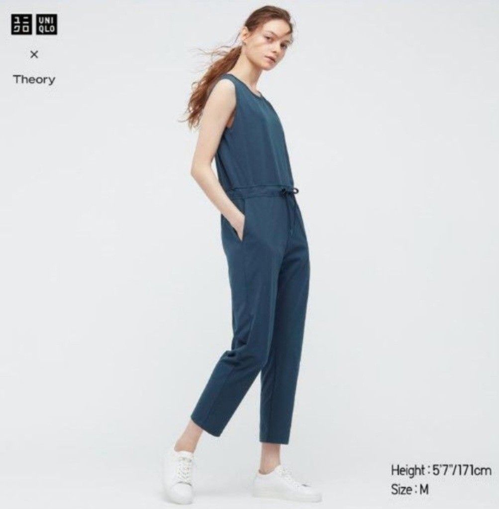 Uniqlo X Theory Jumpsuit, Women's Fashion, Dresses & Sets, Jumpsuits on
