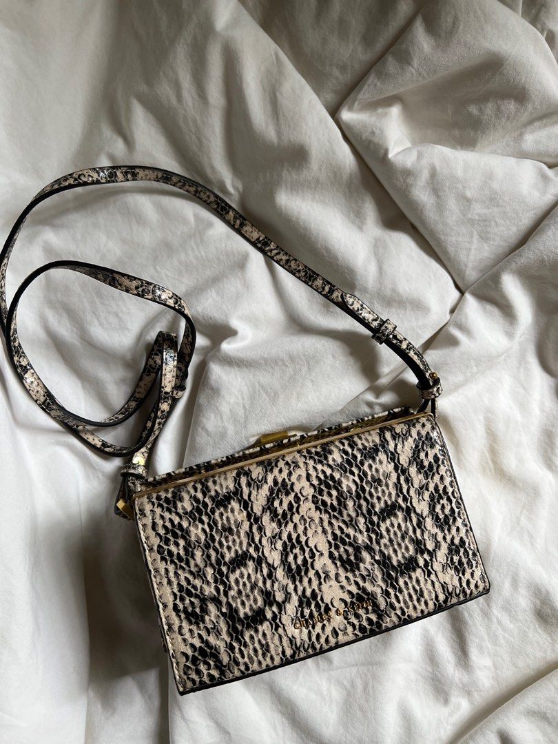 White snakeskin 2025 purse