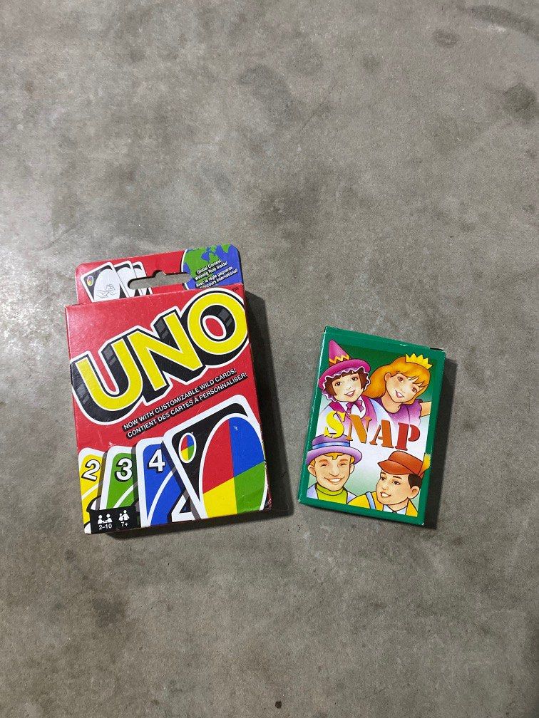 Snap card (Category: Board Games & Puzzles) located in Singapore. Submitted by diyanahanuar.24 (Listing ID 1237461635, Image 1). Description: Uno card have been sold Snap card packaging brand new (still available).