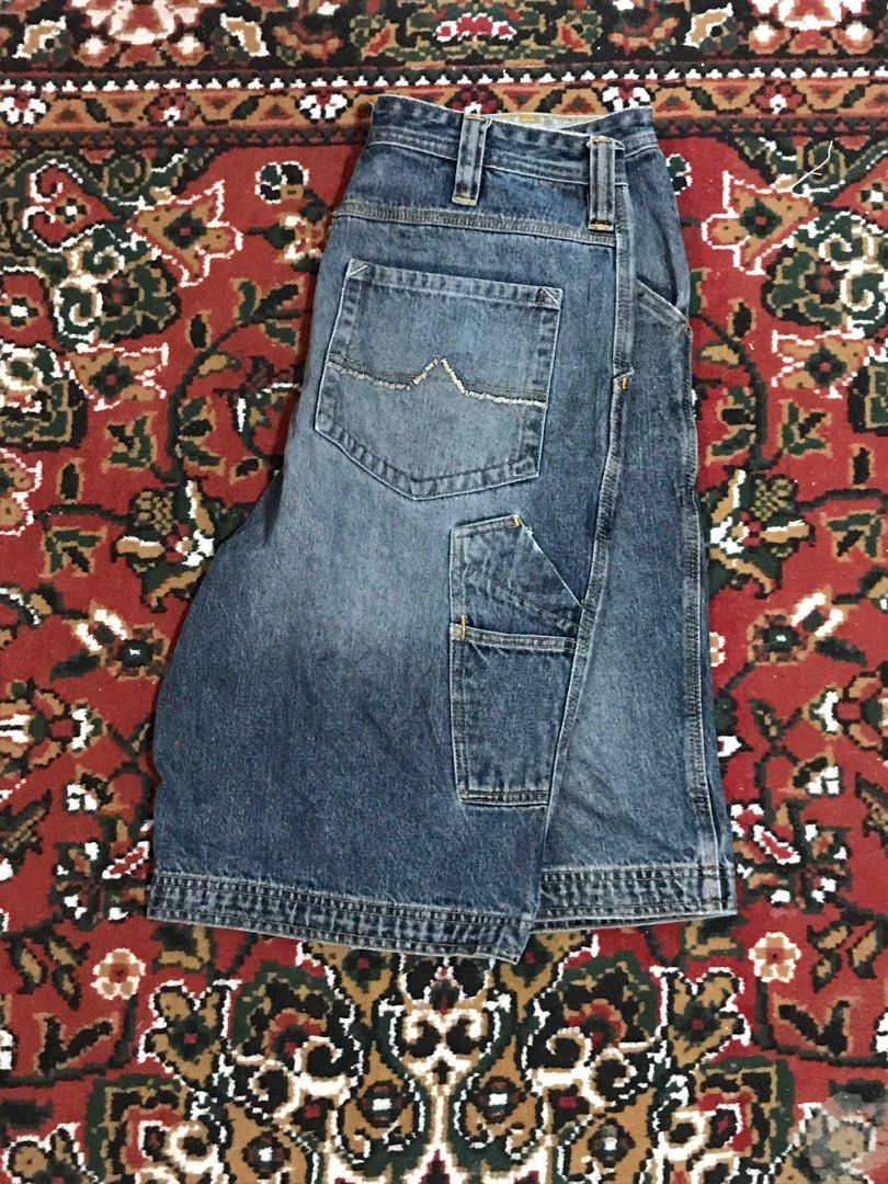 Urban Pipeline Blue Denim Carpenter Jeans Shorts Boy's Size 14R