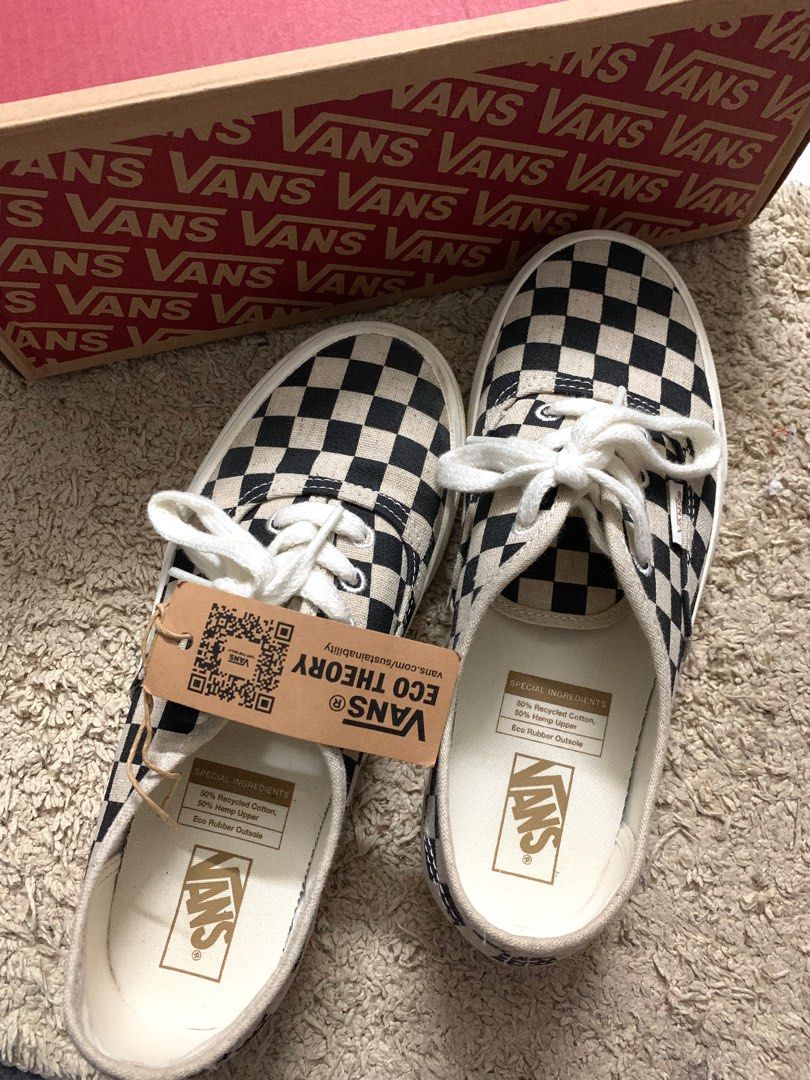 Silver checkerboard deals vans