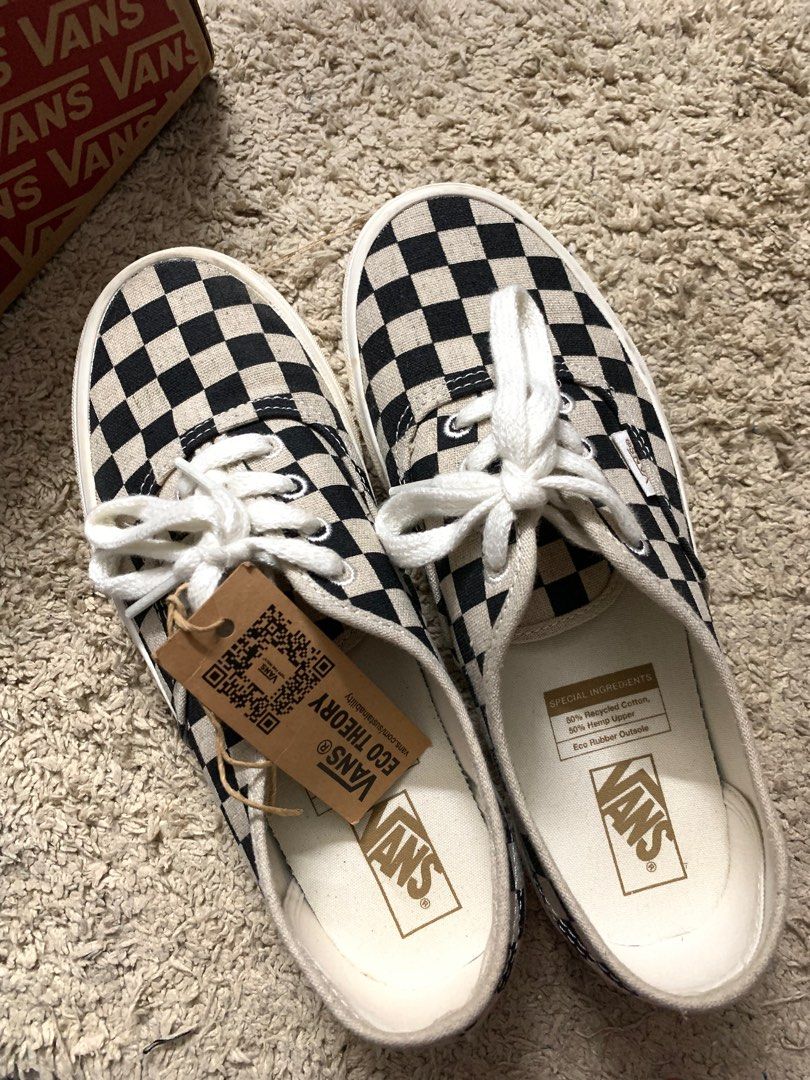 Vans checkered flats top