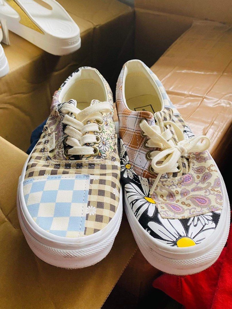 Vans Meadow Patchwork Era Women s Fashion Footwear Sneakers on