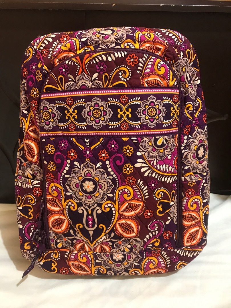 Vera bradley backpack with laptop sleeve sales