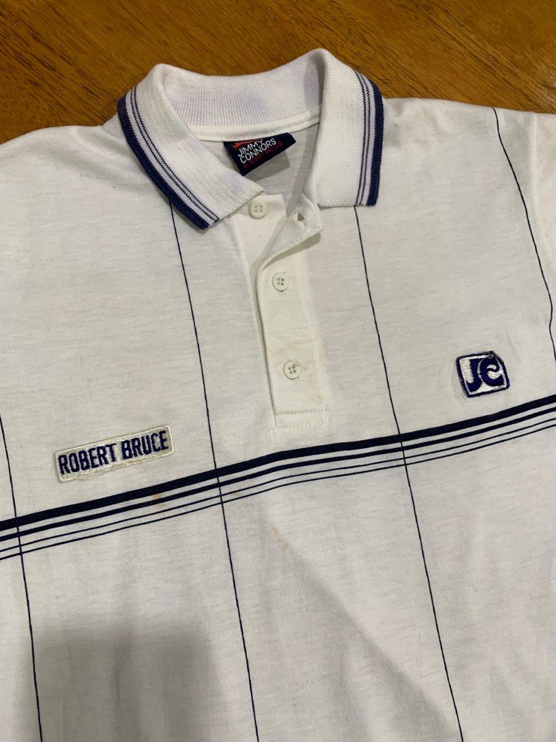 Vintage Jimmy Connors by Robert Bruce Shirt, Men's Fashion, Tops & Sets ...