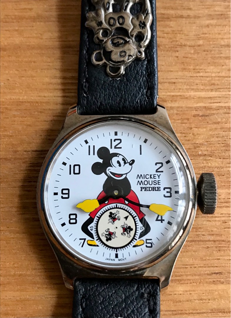 PEDRE社 1933年復刻版 電池交換済 MICKEY MOUSE WATCH - 時計