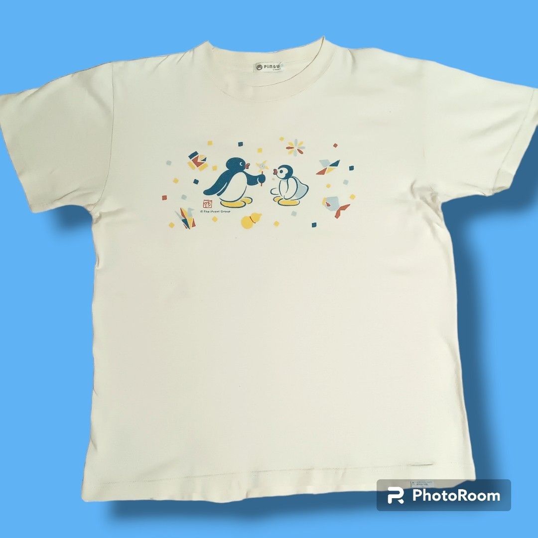 Vintage Pingu Shirt ©The Pygos Group (Category: Tshirts & Polo Shirts ) located in Davao. Submitted by kyunim.ohh (Listing ID 1237383094, Image 1). Description: Feel free to ask any question .. 🥰😍 check photo co'z it's a part of detail don't expect to much for use item some dust, rust, discoloration, scratches, dent, always check the photo & read details before purchasing, if you order consider it sold. for it is sold as is were is strictly no 