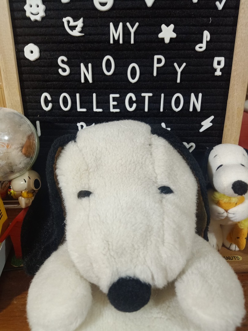 D Vintage Snoopy Peanuts Hand Puppet 海外 即決-