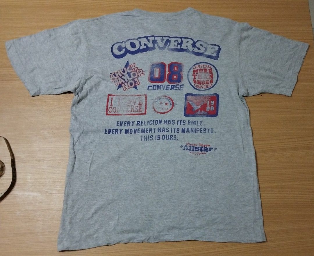 Vtg converse (Category: Tshirts & Polo Shirts) located in Shah Alam. Submitted by izzuanidris (Listing ID 1237411968, Image 2). Description: pit 20 labuh 26 cond 9/10 postage dfod.