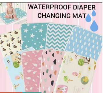 Baby Changing Mat Reusable Nappy Changing Pad Travel Newborn Mattress  Linens Portable Foldable Washable Waterproof Mat 35x45cm