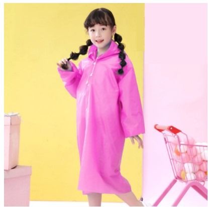Waterproof Lightweight EVA Reusable Raincoat Unisex for ADULT KIDS Light Weight outdoor sports Free Size