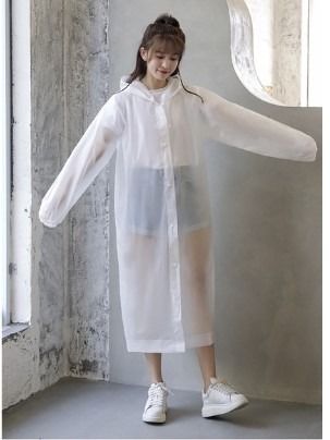 Waterproof Lightweight EVA Reusable Raincoat Unisex for ADULT