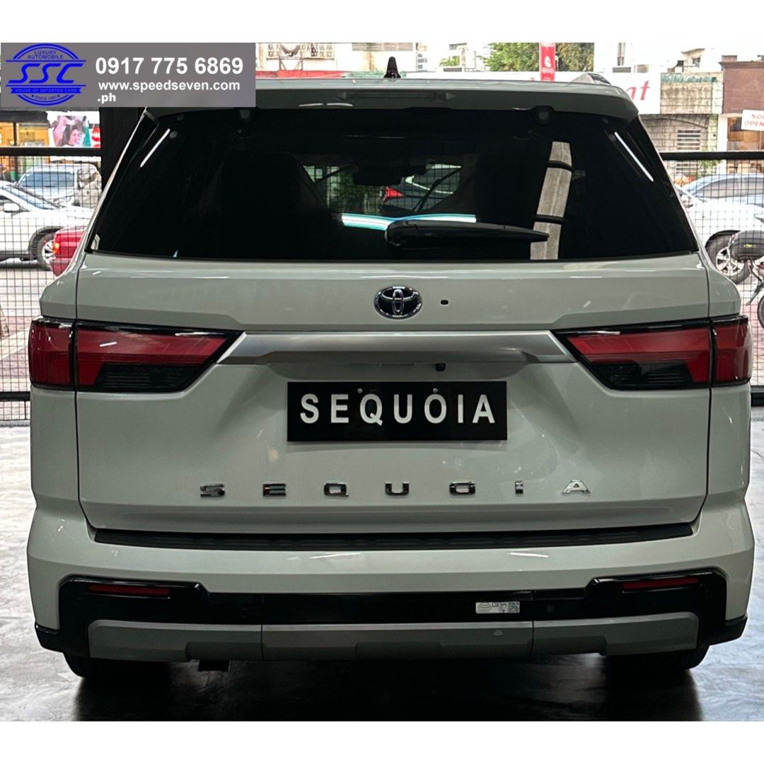 White 2024 Toyota Sequoia Capstone Hybrid 4WD 4x4 Brand New Auto, Cars