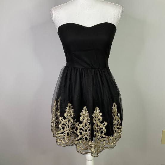 Windsor black and gold dress 2025