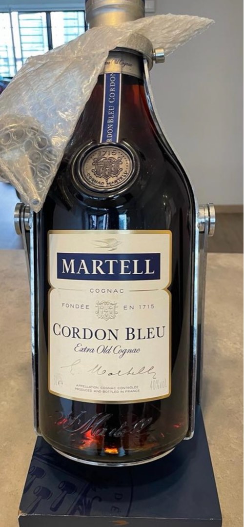 Martell Cordon Bleu 3L, Food & Drinks, Alcoholic Beverages On Carousell