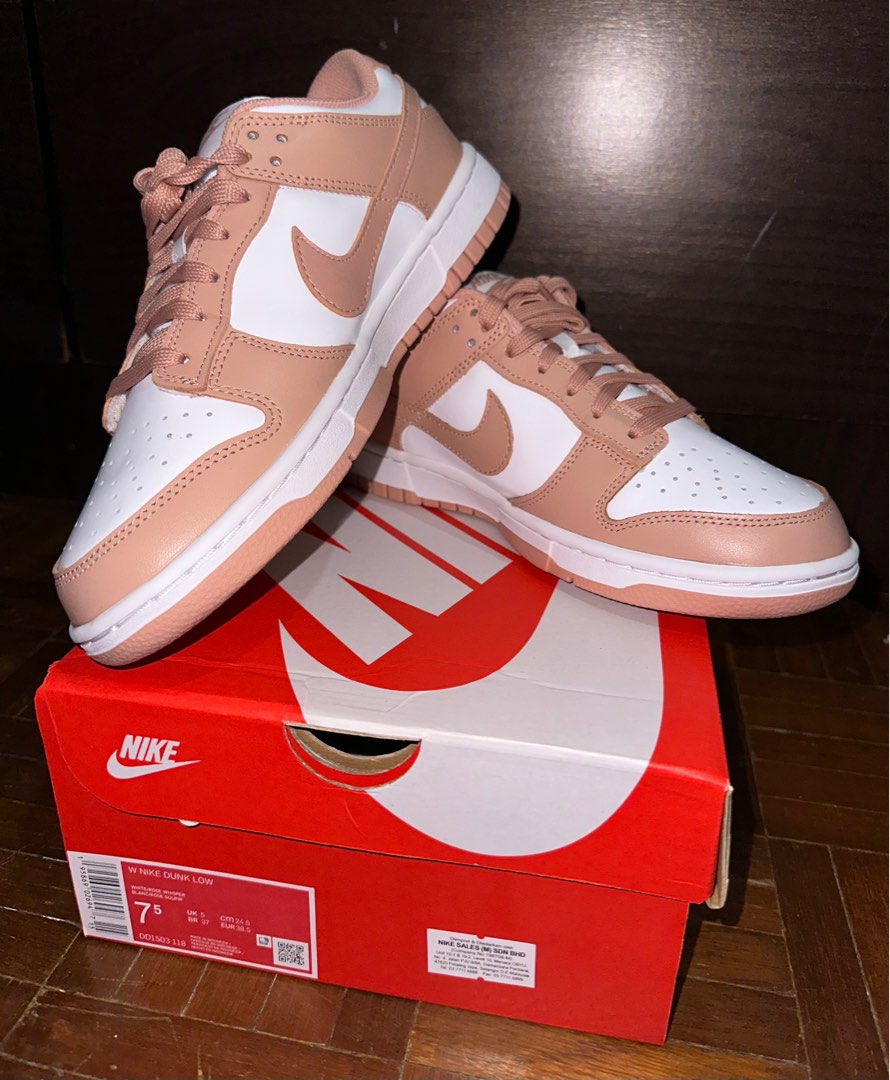 Nike WMNS Dunk Low Rose  24.5