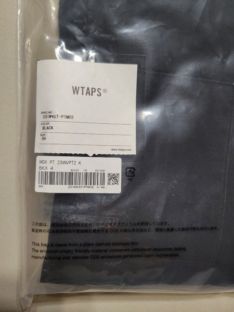 WTAPS MILT2001 / TROUSERS / COTTON. DENIM / BLACK XL, 男裝, 褲