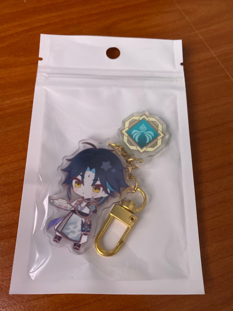 xiao keychain from the hit game genshin impact, Hobbies & Toys, Toys ...
