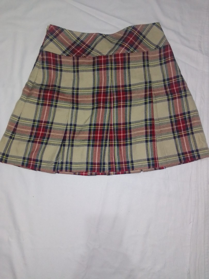 y2k plaid tennis skirt on Carousell