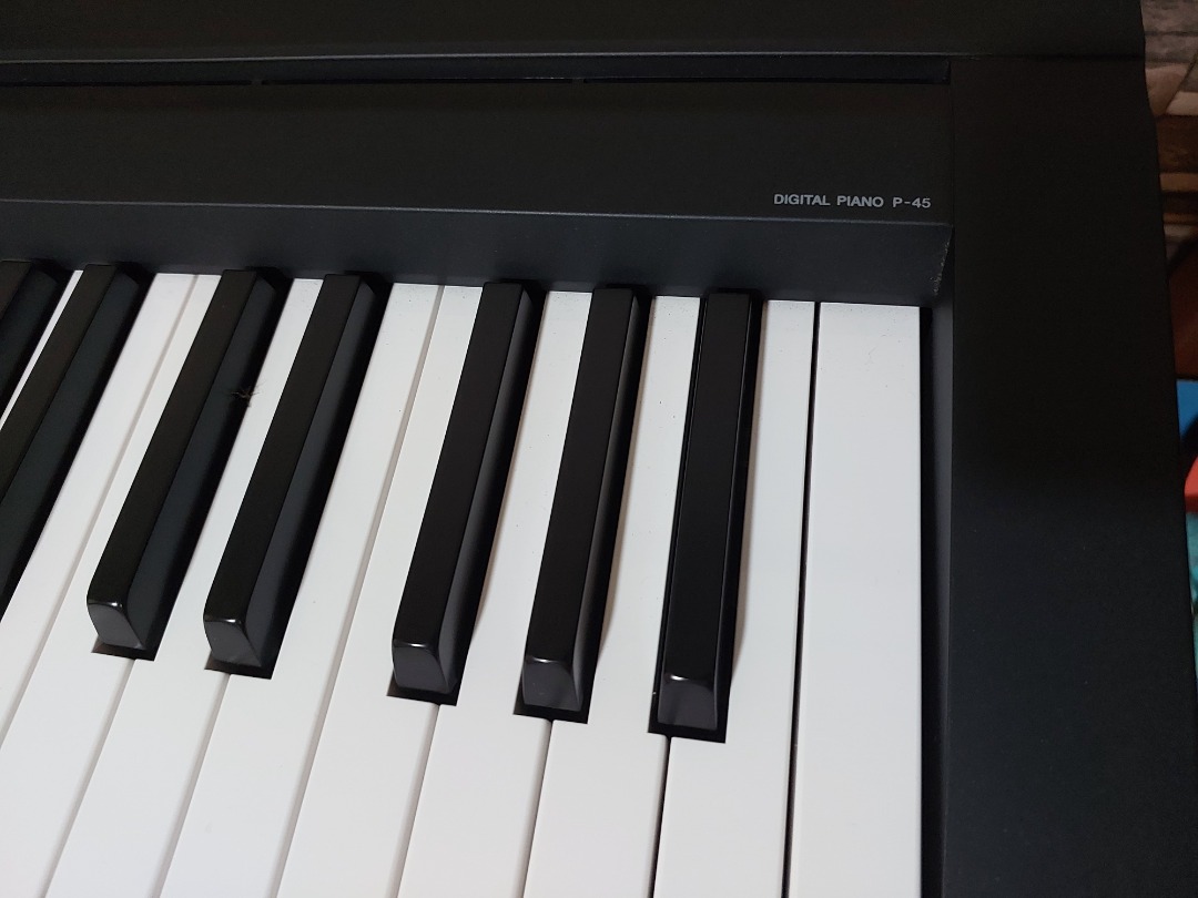 YAMAHA P45 DIGITAL PIANO, Audio, Portable Music Players on Carousell