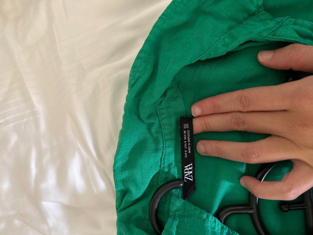 Zara Linen Shirt, Women's Fashion, Tops, Shirts on Carousell