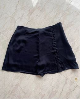 Zara Silk Slit Skirt