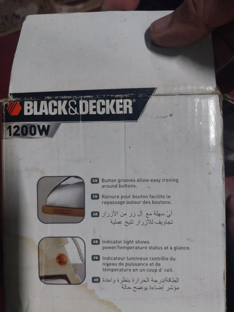 Black & Decker F500 1200 W Dry Iron Price in India - Buy Black