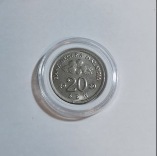 2000 Malaysia 20 Sen Coin