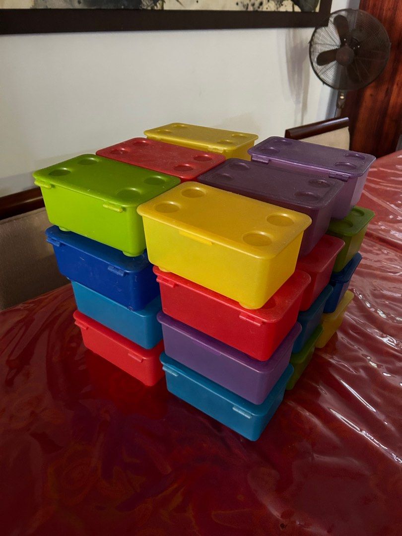 24 Ikea Glis storage boxes., Furniture & Home Living, Home Improvement