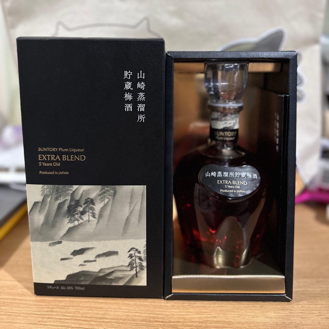 山崎蒸餾所梅酒EXTRA BLEND 5 years old 60週年限定, 嘢食& 嘢飲, 酒精