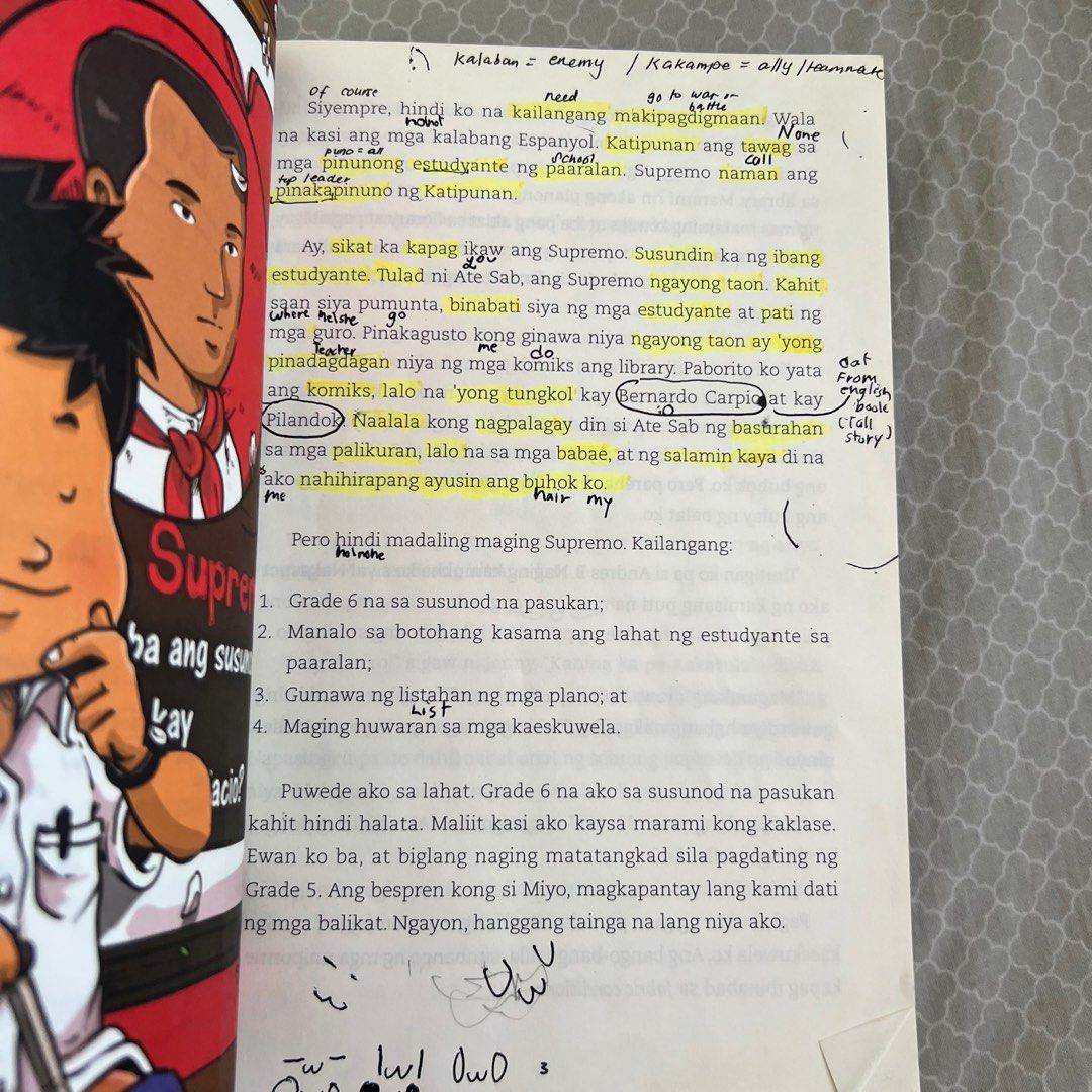 2 Filipino books for Php 60 Supremo and Pangkat Papaya by Xi Zuq