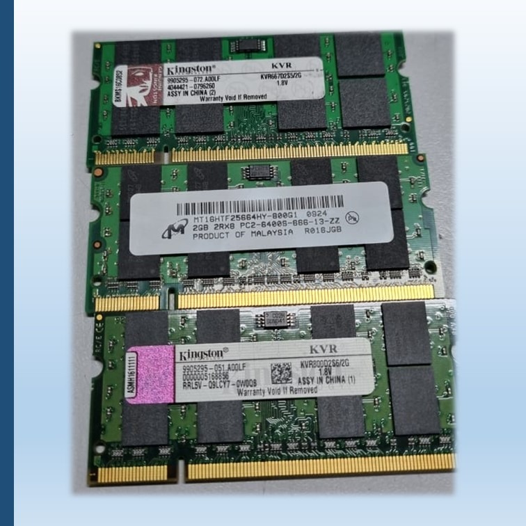 2GB DDR2 SODIMM Notebook Laptop Ram Computers Tech Parts